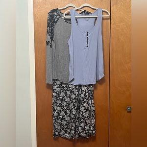 Vera Bradley 3 piece PJ Set. Never worn!